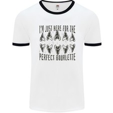 Maglietta Ringer Da Uomo Con Fossili Di Denti Di Squalo Megalodon Paleontologia