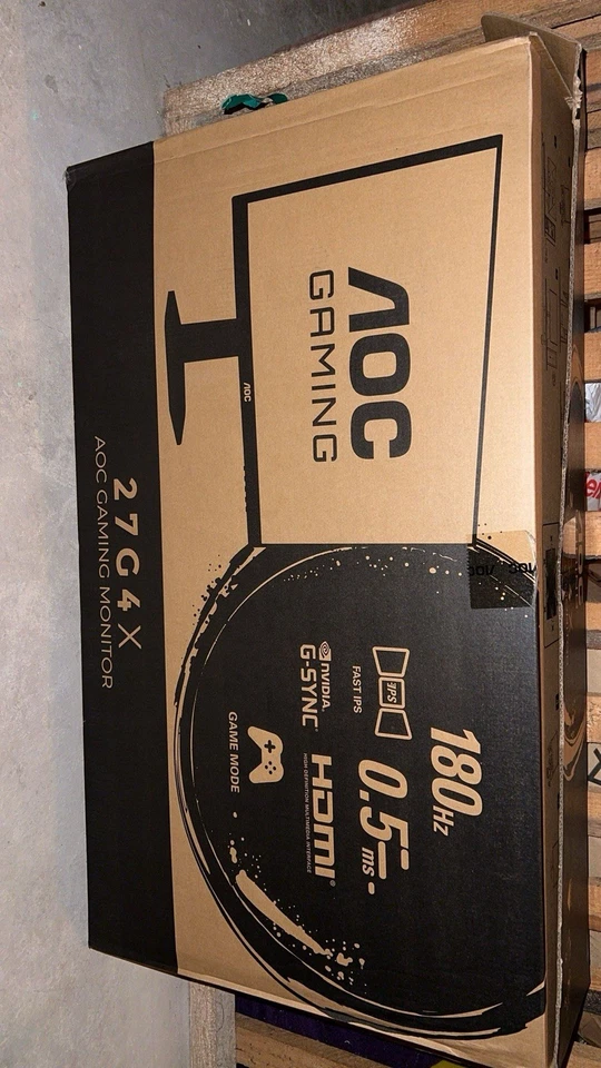 AOC 27 Zoll Monitor 27G4X Gaming IPS 180Hz IPS FullHD 27" Bildschirm 0,5ms HDR10 - Bild 2 von 4