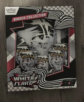 Pokemon TCG Scarlet & Violet White Flare Binder Collection BRAND NEW SEALED