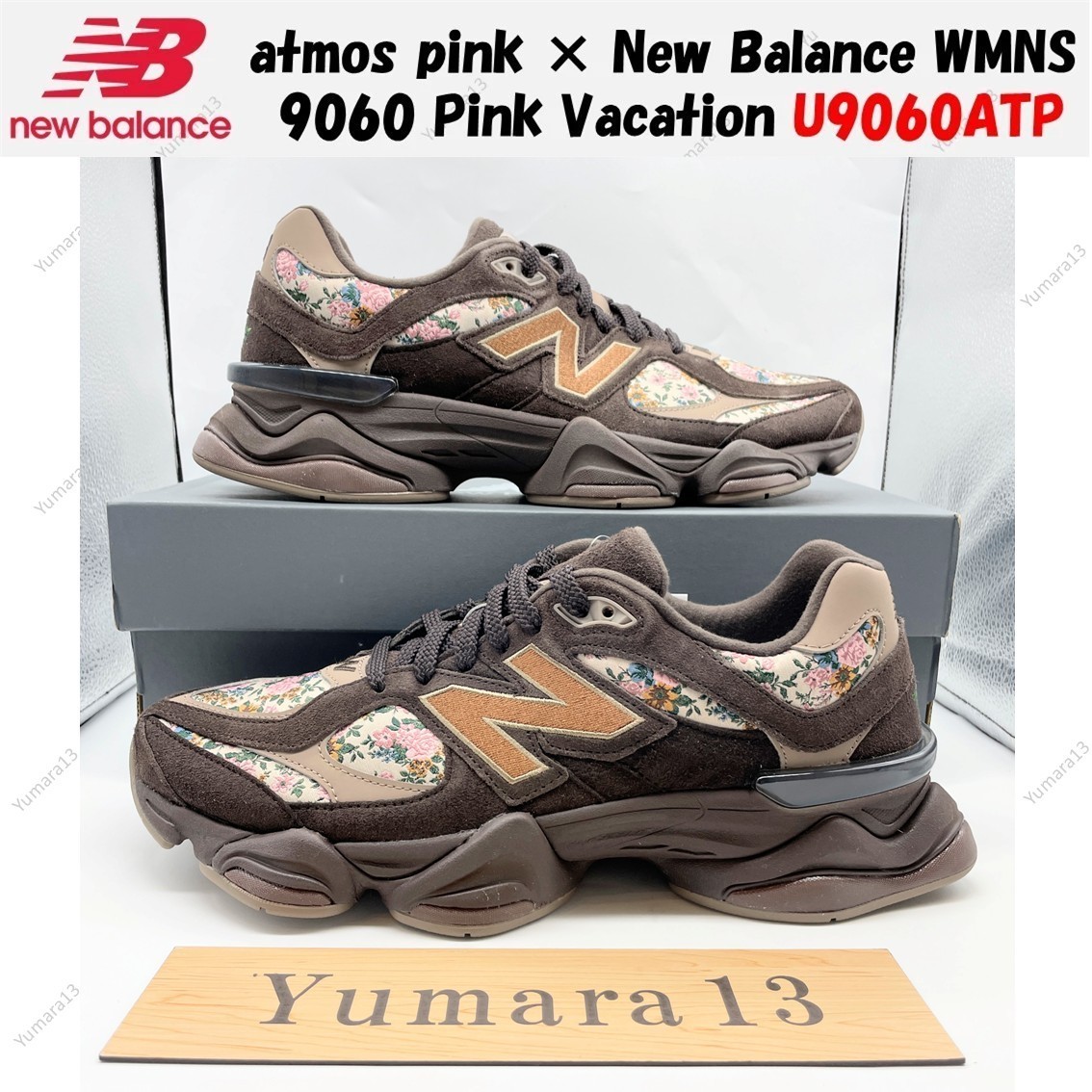 atmos pink × New Balance 9060 Pink Vacation U9060ATP Men's Size | eBay