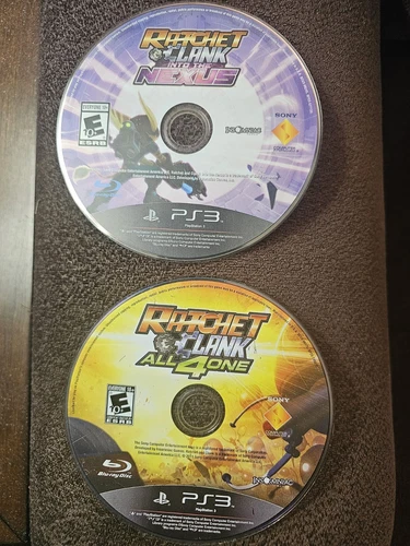 Ratchet & Clank: Into the Nexus  & All 4 One (Sony PS3) DISCs ONLY 