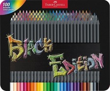 Black Edition Colored Pencils, 1 Count Pack of 100