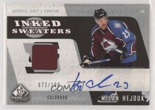 2006-07 SP Game Used Edition Inked Sweaters 72/100 Milan Hejduk #IS-HE Auto 0m0