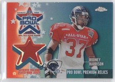 2002 Topps Chrome Pro Bowl Premium Jerseys Refractor Rodney Harrison #PP-RH 0p5