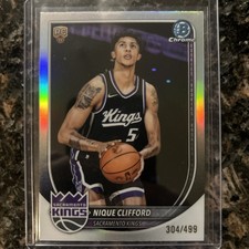 2025-26 Bowman Chrome Nique Clifford Refractor #BCV-24 /499