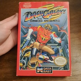 Dash Galaxy In The Alien Asylum (Nintendo NES) - Complete - Tested - Authentic
