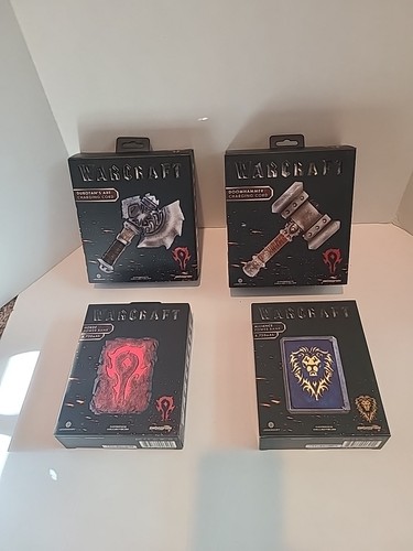 Swordfish Tech Warcraft, Doomhammer/Durotan's Axe, 2 Horde/Alliance Power Banks - 第 1/6 張圖片