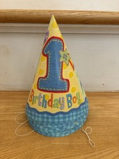 1st Birthday Boy Party Hats 7 