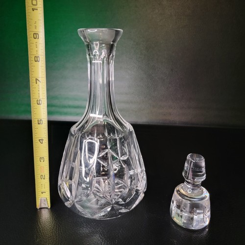 Atlantis Decanter “Miguel” Lead Crystal With Topper Made In Portugal Perfect !! - Picture 5 of 8