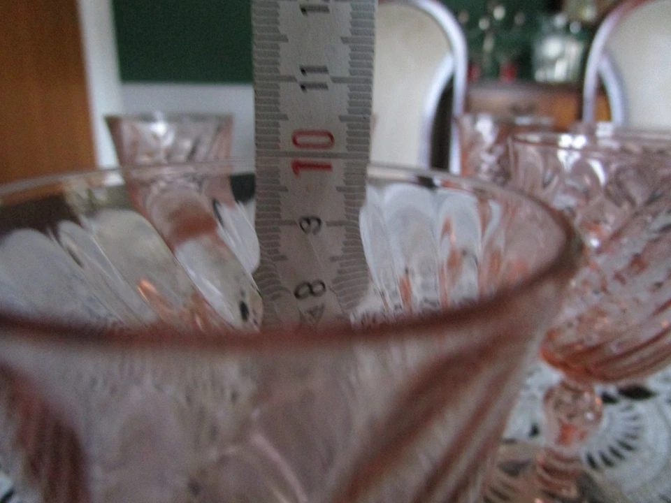 farbige Schnapsgläser aus Frankreich 6 Stück Rosalinglas alt schön Luminarc??? - Bild 3 von 4