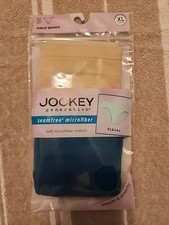 NEW Jockey Generation Girls 3 Pack Seamfree Microfiber Bikini Size XL 14-16
