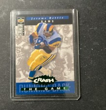 1994 Upper Deck Collector's Choice - Crash the Game Jerome Bettis #C18 Green...