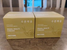 2 x Prettyskin Snail Multi Cream Toner  Emulsion  Serum  Cream, Anti Aging