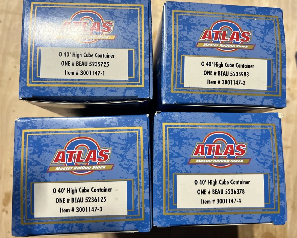 Atlas O Scale Ocean Network Express 40' High Cube Container (3001147-1,-2,-3,-4) - Image 2 of 2