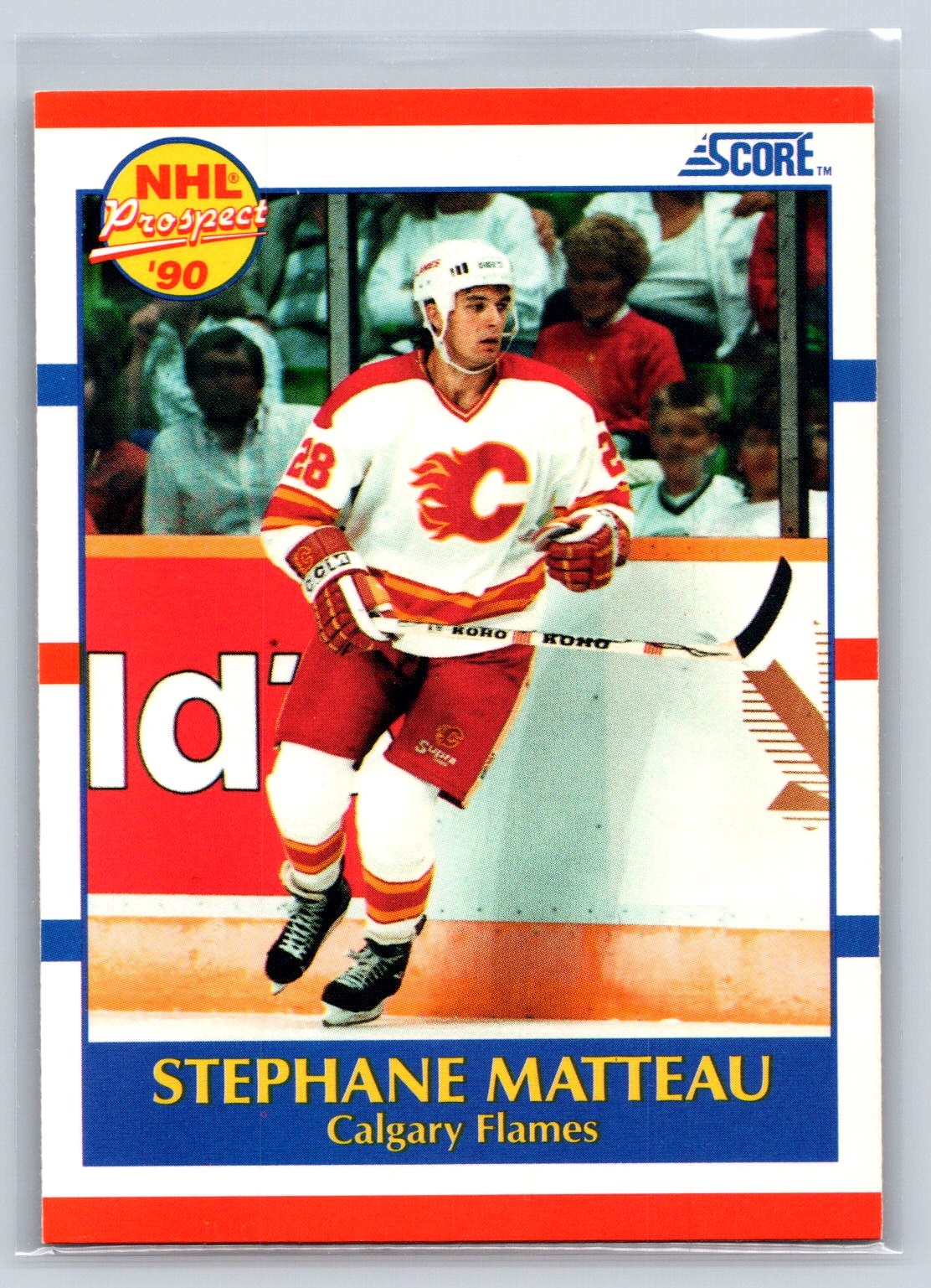 1990-91 Score American #381 Stephane Matteau