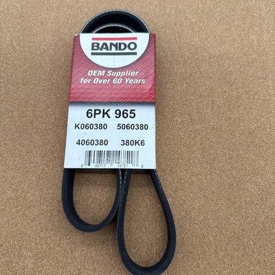 Serpentine Belt  Bando USA  6PK965 K060380 5060380