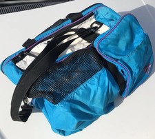 Athalon Vintage Sports Ski Gear Bag Blue Medium Size Used