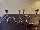 Pair of Reed & Barton Sterling Silver Candlesticks Stamped Cartier STERLING X219