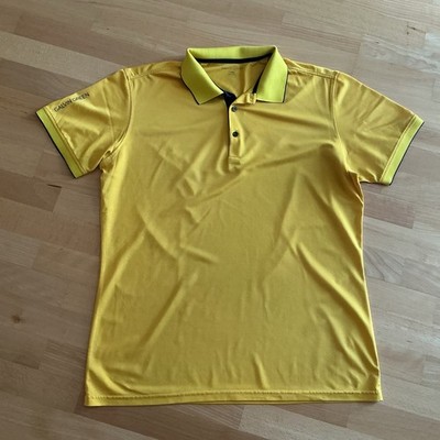 Galvin Green Herren Golf Polo T-Shirt, Größe L, Kurzarm Gelb Top