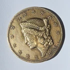 1854 kellog&co. twenty  D.  San Francisco  California double eagle coin