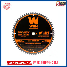 10 In. 60-Tooth Fine-Finish Professional Woodworking Saw Blade for Miter Saws an