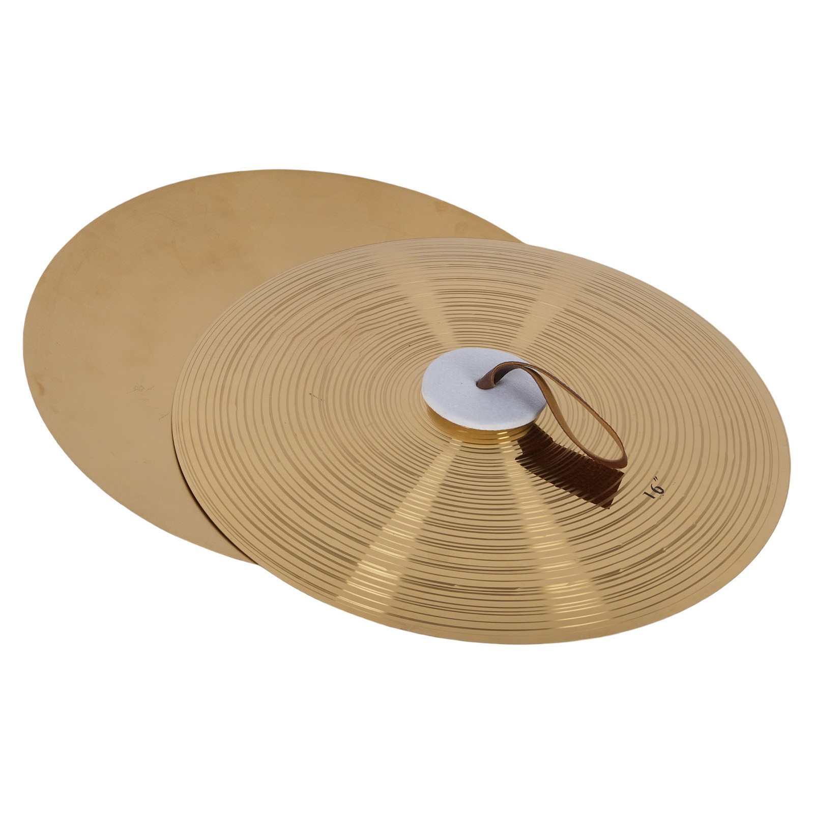 1 Pair Hand Cymbal 16 Inch High Hardness Alloy Hand Cymbal Percussion Instr