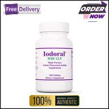 Optimox Iodoral 12.5 mg High Potency Iodine Nutritional 180 Tab :EXP 01/2027