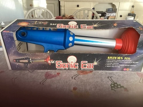 Marx Toys 1970s Sac Sonic Ear Electronic Toy MIB Original Box Vintage Rare Toy