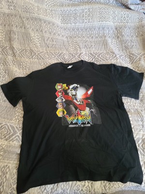 Voltron Defender Of The Universe Vintage 100% Cotton XL Black T-Shirt (New)