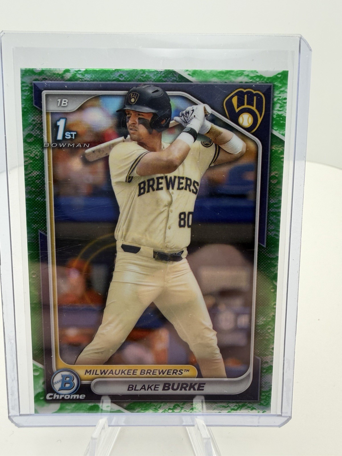 2024 Bowman Draft - Chrome Blake Burke #BDC-95 Lunar Glow Refractor (RC)