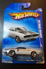 2009 Hot Wheels Kmart #81 Muscle Mania 5/10 '69 DODGE CHARGER White w/Chrome 5Sp