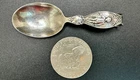 Vintage Reed & Barton Cupid Angel Sterling Silver Baby Spoon Dog Engraving 21g