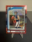 2024 Donruss Rated Rookie Caleb Williams #327 Optic Preview Red Wave Prizm (RC)