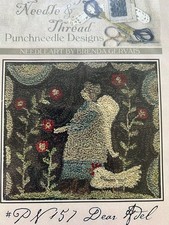 OOP? PRIMITIVE PUNCHNEEDLE  EMBROIDERY PATTERN, CRAFTS PUNCH NEEDLE ANGEL