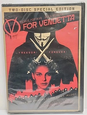 V For Vendetta DVD 2006 2-Disc Set Limited Edition Classic Sealed New Movie
