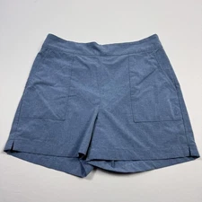 Tommy Bahama Shorts Womens Medium Blue IslandZone Pull On Stretch Casual Pocket