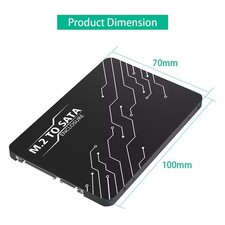 NEW M.2 Adapter to 2.5 SATA 3.0 Enclosure B M Key Based NGFF SSD 2230 2242 2260