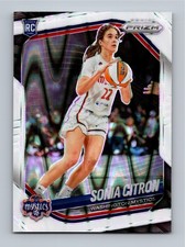 2025 Panini Prizm WNBA #122 Sonia Citron White Seismic Prizms