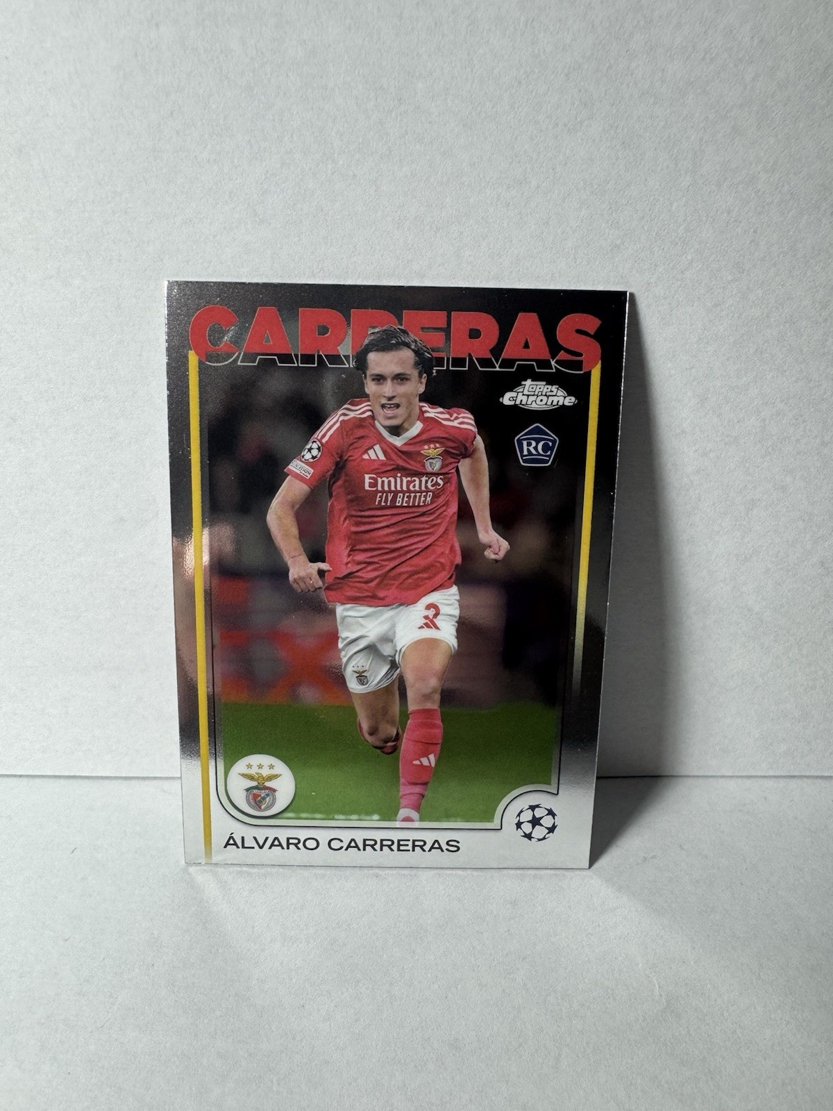 2024-25 Topps Chrome Uefa Club Competitions - Alvaro Carreras #181 (RC)