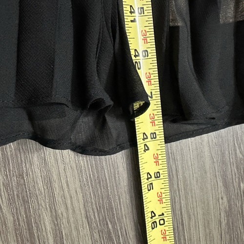 Vestito donna babydoll Whimsigoth 10 nero oro foderato pizzo pieghe Y2K fata scura - Foto 16 di 18