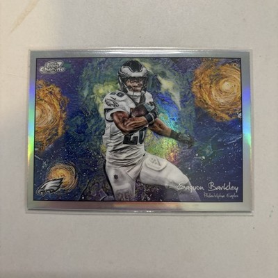 Topps Chrome Cosmic 2025 Saquon Barkley Stars in the Night Refractor Eagles