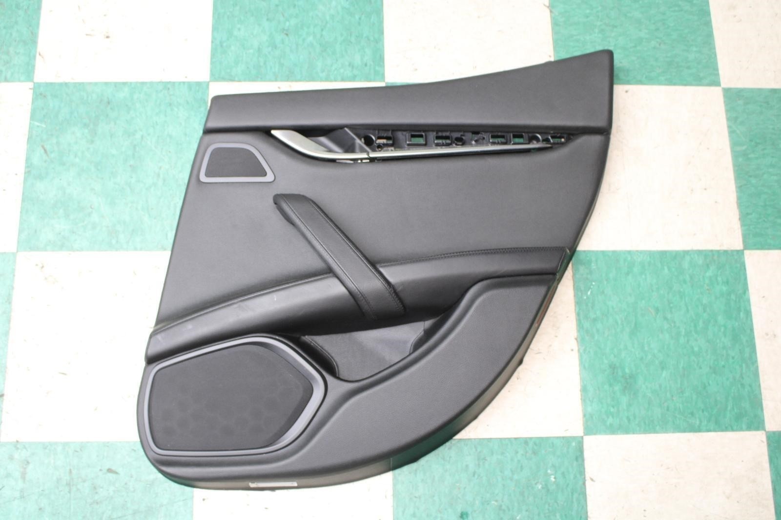 14-17 Ghibli Black Rear Passenger Right RH Interior Door Trim Panel OEM Factory