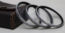 55mm Screw-In Filter VIVITAR CLOSE-UP LENS SET 1, 2, 4 w/Case Made in Japan