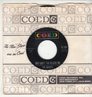 THE DUPREES - WHY DON'T YOU BELIEVE ME - ORIGINAL COED RECORDS 45 - GREAT SHAPE