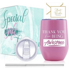 Stylish Wine Tumbler Set – Perfect Gift for Women, Insulated & Ready to Sip