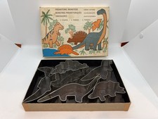 6 DINOZAURÓW DO CIASTECZEK ZESTAW || VINTAGE LATA 60.