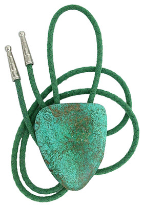 88.75 Carat Spiderweb Turquoise Cabochon Cab Gemstone Gem Bolo Tie EPBT211/11325