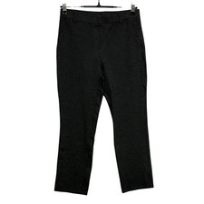 Quince Pants Women Medium Extra Petite 28X25 Gray Pull On Ultra-Stretch Ponte