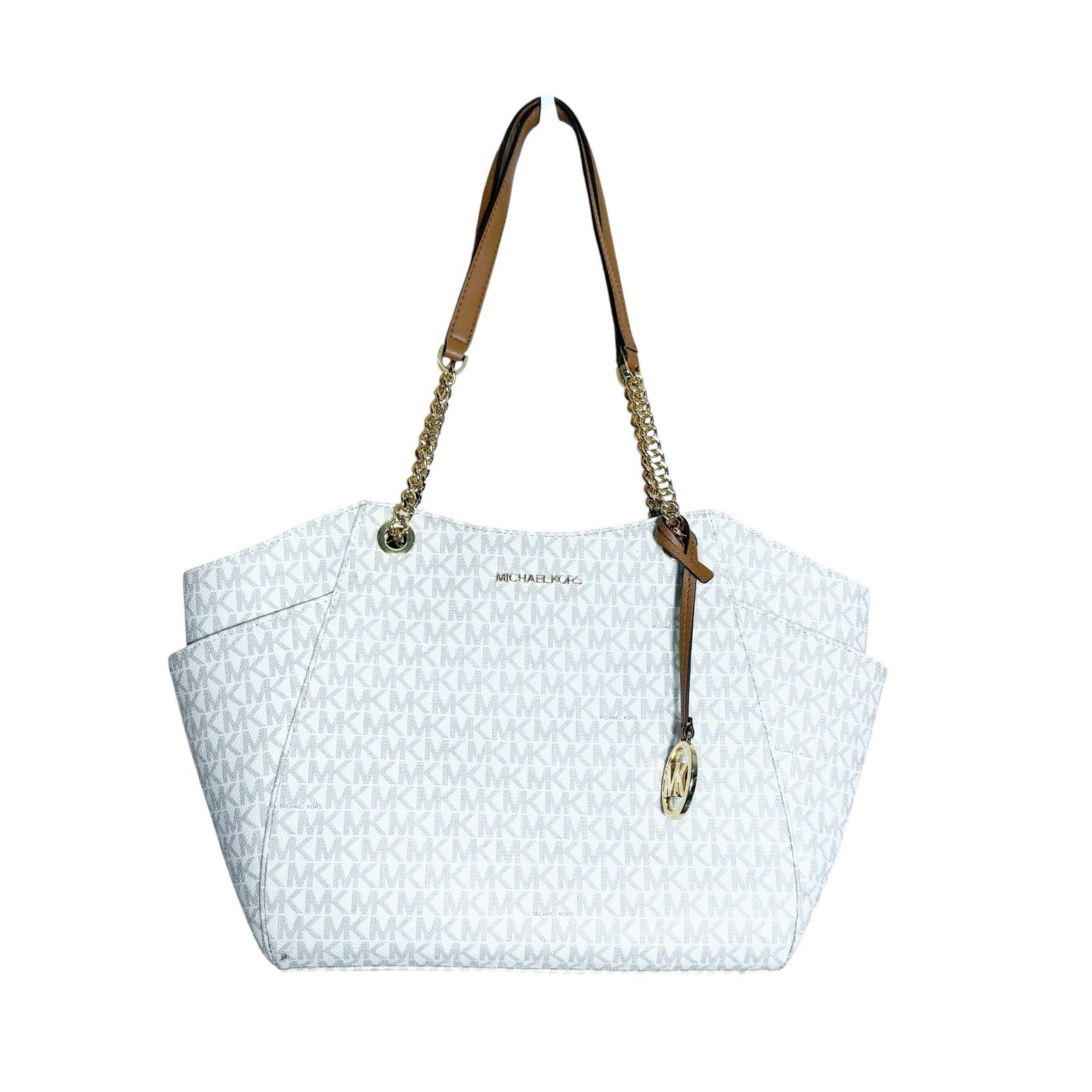 Michael Kors Jet Set Large Signature Logo Shoulder Bag thumbnail 3