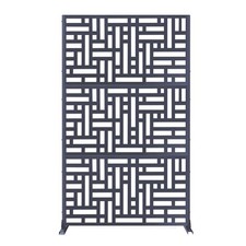 Nicoman Geo Maze Metal Privacy Screen 90cm x 180cm | Outdoor Garden Metal Panel